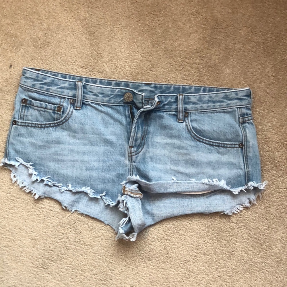 Denim shorts